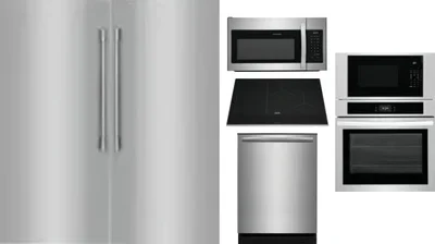 6 Piece Package Includes Refrigerator, Freezer, Cooktop, Wall Oven, Microwave And Dishwasher
