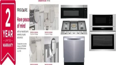 6 Piece Package Includes Refrigerator, Freezer, Cooktop, Wall Oven, Microwave And Dishwasher