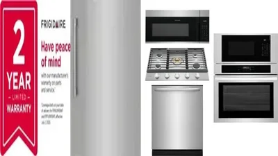 6 Piece Package Includes Refrigerator, Freezer, Cooktop, Wall Oven, Microwave And Dishwasher