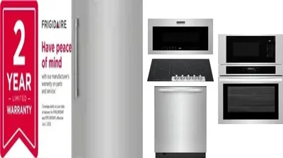 6 Piece Package Includes Refrigerator, Freezer, Cooktop, Wall Oven, Microwave And Dishwasher