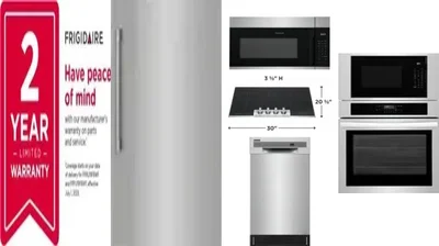 6 Piece Package Includes Refrigerator, Freezer, Cooktop, Wall Oven, Microwave And Dishwasher