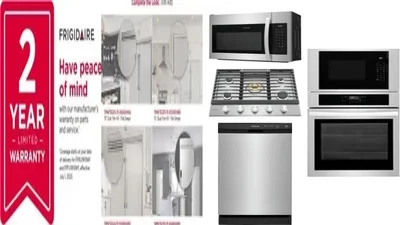 6 Piece Package Includes Refrigerator, Freezer, Cooktop, Wall Oven, Microwave And Dishwasher