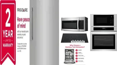 6 Piece Package Includes Refrigerator, Freezer, Cooktop, Wall Oven, Microwave And Dishwasher