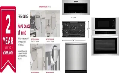 6 Piece Package Includes Refrigerator, Freezer, Cooktop, Wall Oven, Microwave And Dishwasher