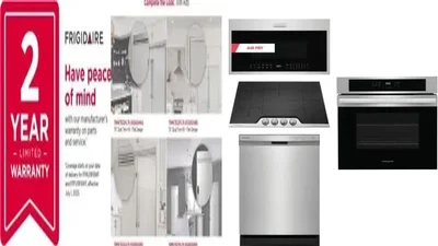 6 Piece Package Includes Refrigerator, Freezer, Cooktop, Wall Oven, Microwave And Dishwasher