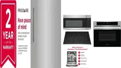 6 Piece Package Includes Refrigerator, Freezer, Cooktop, Wall Oven, Microwave And Dishwasher