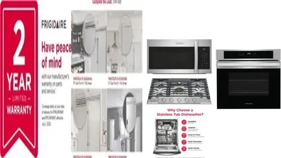 6 Piece Package Includes Refrigerator, Freezer, Cooktop, Wall Oven, Microwave And Dishwasher