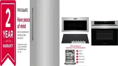 6 Piece Package Includes Refrigerator, Freezer, Cooktop, Wall Oven, Microwave And Dishwasher