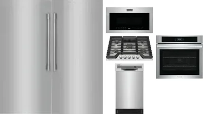 6 Piece Package Includes Refrigerator, Freezer, Cooktop, Wall Oven, Microwave And Dishwasher