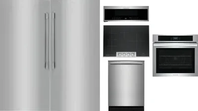 6 Piece Package Includes Refrigerator, Freezer, Cooktop, Wall Oven, Microwave And Dishwasher