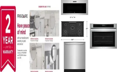 6 Piece Package Includes Refrigerator, Freezer, Cooktop, Wall Oven, Microwave And Dishwasher