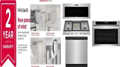 6 Piece Package Includes Refrigerator, Freezer, Cooktop, Wall Oven, Microwave And Dishwasher