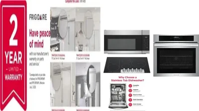 6 Piece Package Includes Refrigerator, Freezer, Cooktop, Wall Oven, Microwave And Dishwasher