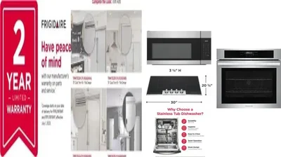 6 Piece Package Includes Refrigerator, Freezer, Cooktop, Wall Oven, Microwave And Dishwasher
