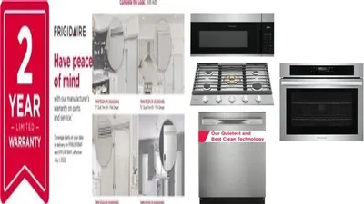 6 Piece Package Includes Refrigerator, Freezer, Cooktop, Wall Oven, Microwave And Dishwasher