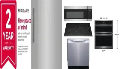 6 Piece Package Includes Refrigerator, Freezer, Cooktop, Wall Oven, Microwave And Dishwasher