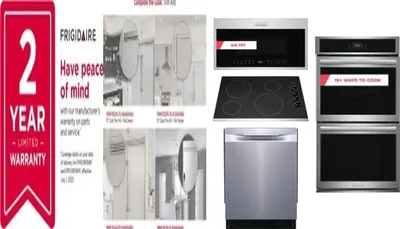 6 Piece Package Includes Refrigerator, Freezer, Cooktop, Wall Oven, Microwave And Dishwasher