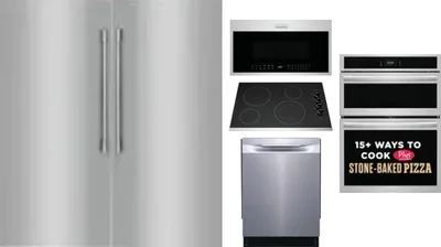 6 Piece Package Includes Refrigerator, Freezer, Cooktop, Wall Oven, Microwave And Dishwasher