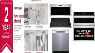 6 Piece Package Includes Refrigerator, Freezer, Cooktop, Wall Oven, Microwave And Dishwasher