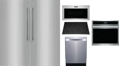 6 Piece Package Includes Refrigerator, Freezer, Cooktop, Wall Oven, Microwave And Dishwasher