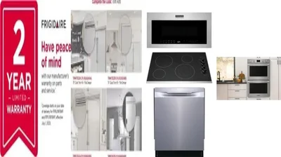 6 Piece Package Includes Refrigerator, Freezer, Cooktop, Wall Oven, Microwave And Dishwasher