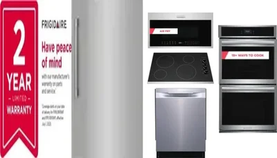 6 Piece Package Includes Refrigerator, Freezer, Cooktop, Wall Oven, Microwave And Dishwasher