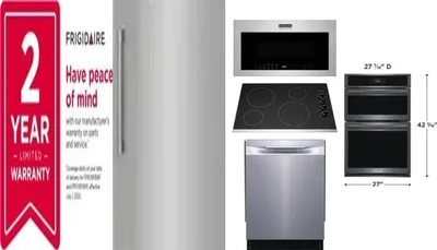 6 Piece Package Includes Refrigerator, Freezer, Cooktop, Wall Oven, Microwave And Dishwasher