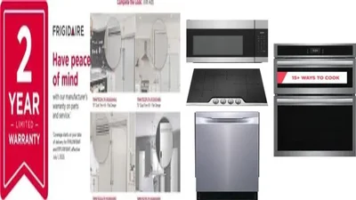 6 Piece Package Includes Refrigerator, Freezer, Cooktop, Wall Oven, Microwave And Dishwasher