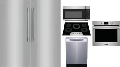 6 Piece Package Includes Refrigerator, Freezer, Cooktop, Wall Oven, Microwave And Dishwasher