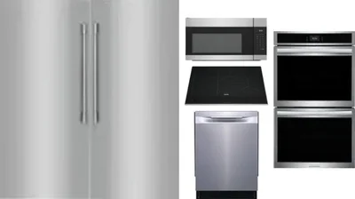 6 Piece Package Includes Refrigerator, Freezer, Cooktop, Wall Oven, Microwave And Dishwasher