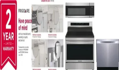 5 Piece Package Includes Refrigerator, Freezer, Range, Microwave And Dishwasher