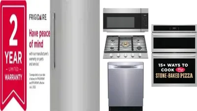 6 Piece Package Includes Refrigerator, Freezer, Cooktop, Wall Oven, Microwave And Dishwasher