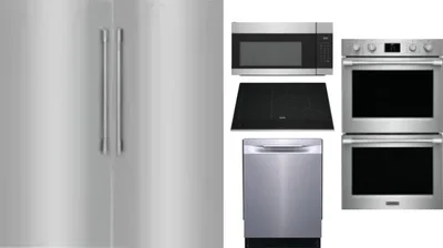 6 Piece Package Includes Refrigerator, Freezer, Cooktop, Wall Oven, Microwave And Dishwasher