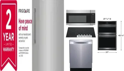 6 Piece Package Includes Refrigerator, Freezer, Cooktop, Wall Oven, Microwave And Dishwasher