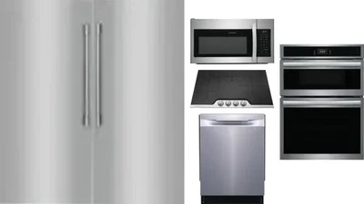 6 Piece Package Includes Refrigerator, Freezer, Cooktop, Wall Oven, Microwave And Dishwasher