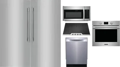 6 Piece Package Includes Refrigerator, Freezer, Cooktop, Wall Oven, Microwave And Dishwasher