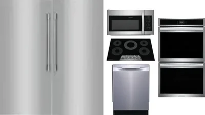 6 Piece Package Includes Refrigerator, Freezer, Cooktop, Wall Oven, Microwave And Dishwasher
