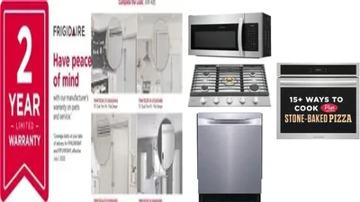 6 Piece Package Includes Refrigerator, Freezer, Cooktop, Wall Oven, Microwave And Dishwasher