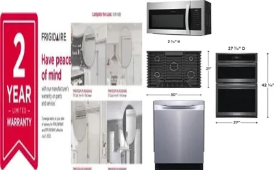 6 Piece Package Includes Refrigerator, Freezer, Cooktop, Wall Oven, Microwave And Dishwasher