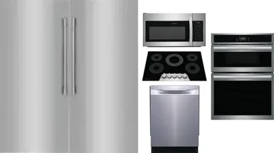 6 Piece Package Includes Refrigerator, Freezer, Cooktop, Wall Oven, Microwave And Dishwasher