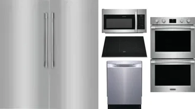 6 Piece Package Includes Refrigerator, Freezer, Cooktop, Wall Oven, Microwave And Dishwasher