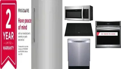 6 Piece Package Includes Refrigerator, Freezer, Cooktop, Wall Oven, Microwave And Dishwasher