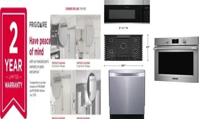 6 Piece Package Includes Refrigerator, Freezer, Cooktop, Wall Oven, Microwave And Dishwasher