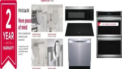 6 Piece Package Includes Refrigerator, Freezer, Cooktop, Wall Oven, Microwave And Dishwasher