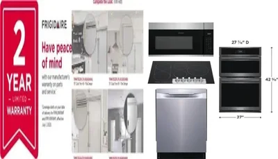 6 Piece Package Includes Refrigerator, Freezer, Cooktop, Wall Oven, Microwave And Dishwasher