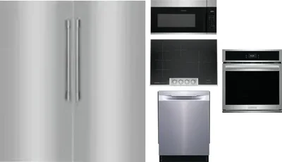 6 Piece Package Includes Refrigerator, Freezer, Cooktop, Wall Oven, Microwave And Dishwasher