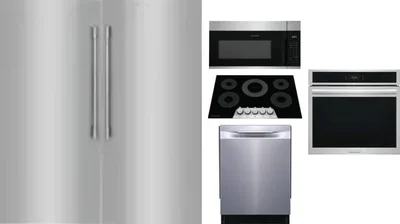 6 Piece Package Includes Refrigerator, Freezer, Cooktop, Wall Oven, Microwave And Dishwasher