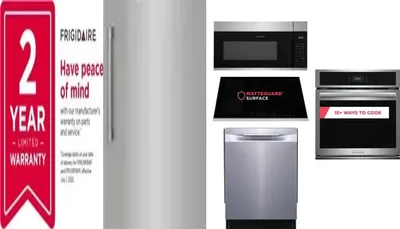 6 Piece Package Includes Refrigerator, Freezer, Cooktop, Wall Oven, Microwave And Dishwasher
