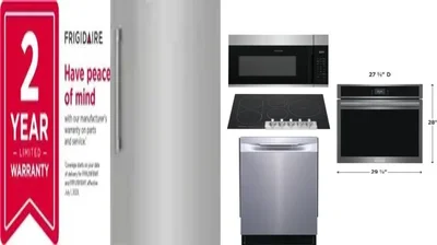 6 Piece Package Includes Refrigerator, Freezer, Cooktop, Wall Oven, Microwave And Dishwasher