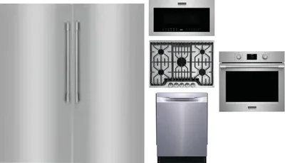 6 Piece Package Includes Refrigerator, Freezer, Cooktop, Wall Oven, Microwave And Dishwasher